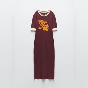 NWT Zara New York Varsity Dress